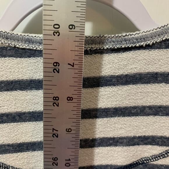 NWT Multiples LS Striped Cardigan Blue White Nautical Knit TerryCloth XL - Picture 10 of 10